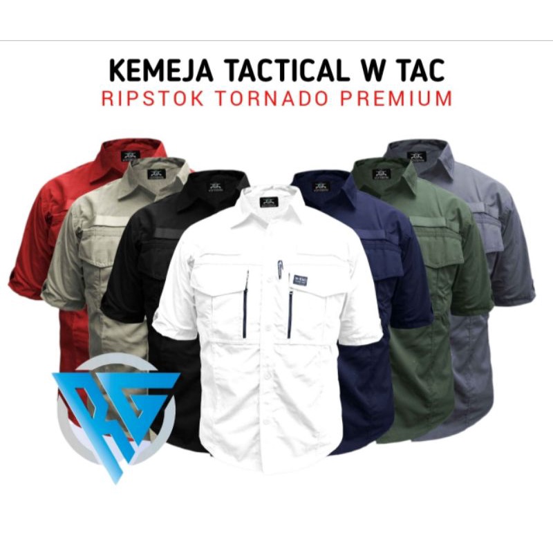 Jual Terlaris Kemeja Tactical W Tac Lengan Pendek Kemeja Lapangan