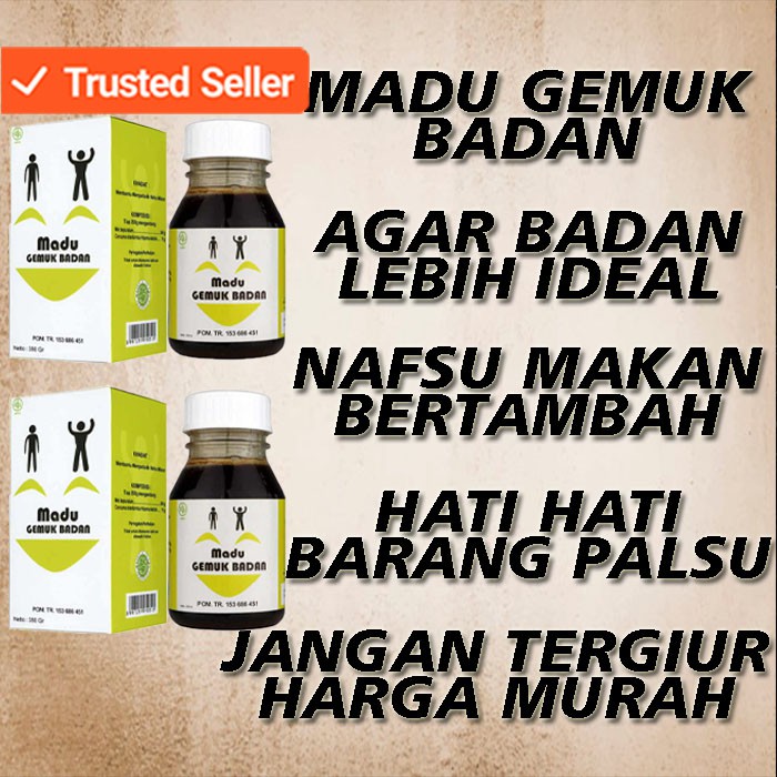 Jual Madu Gemuk Badan Obat Penggemuk Badan Penambah Berat Badan Nafsu