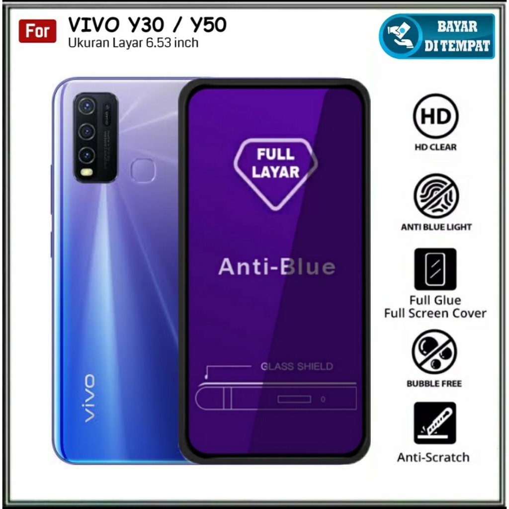 Jual Tempered Glass Anti Blue Light For Vivo Y Y V V Pro