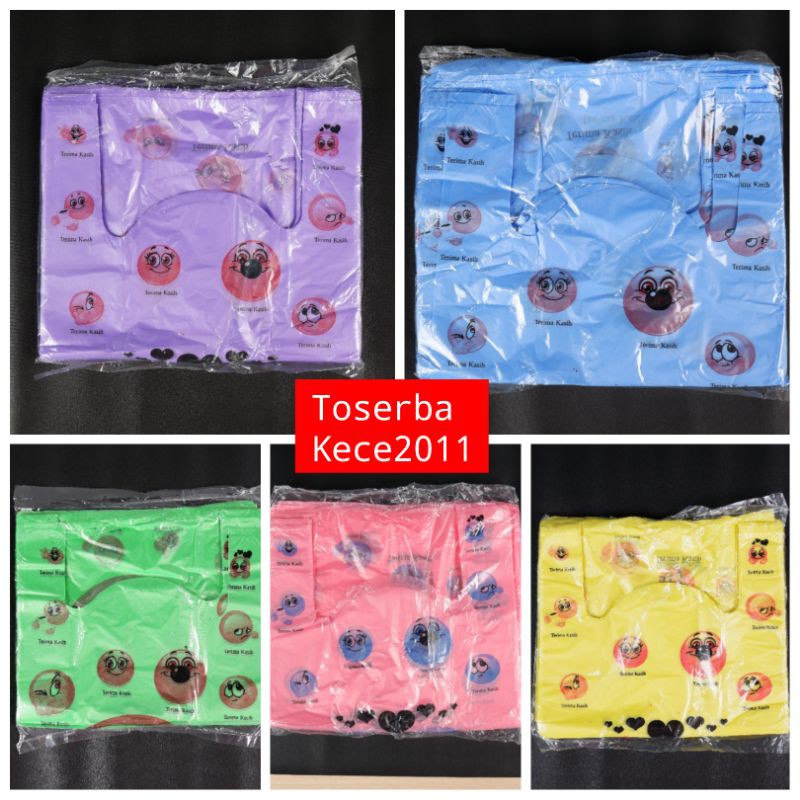 Jual Kantong Plastik Kresek Warna Warni Tebal Uk X Hdpe Smile