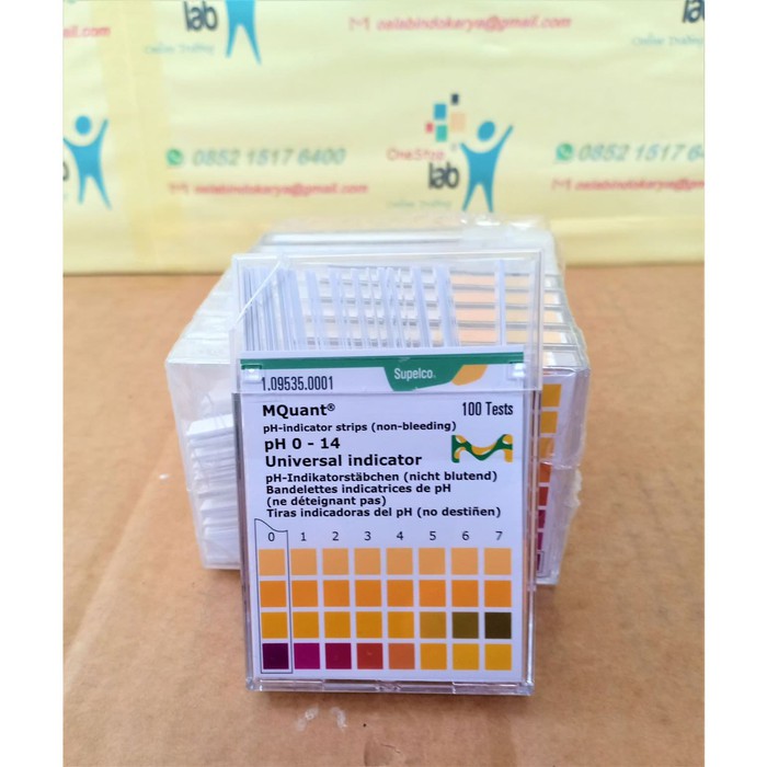 Jual Merck Universal Indicator Ph Paper Kertas Lakmus Isi