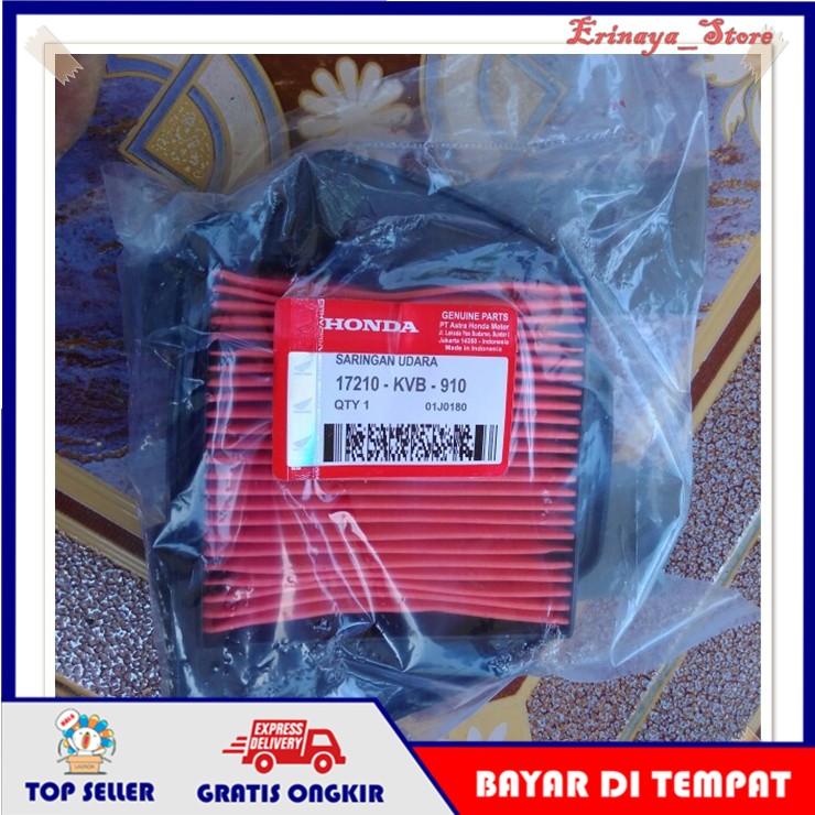 Jual Original Ahm Filter Saringan Udara Hawa Motor Honda Vario Techno