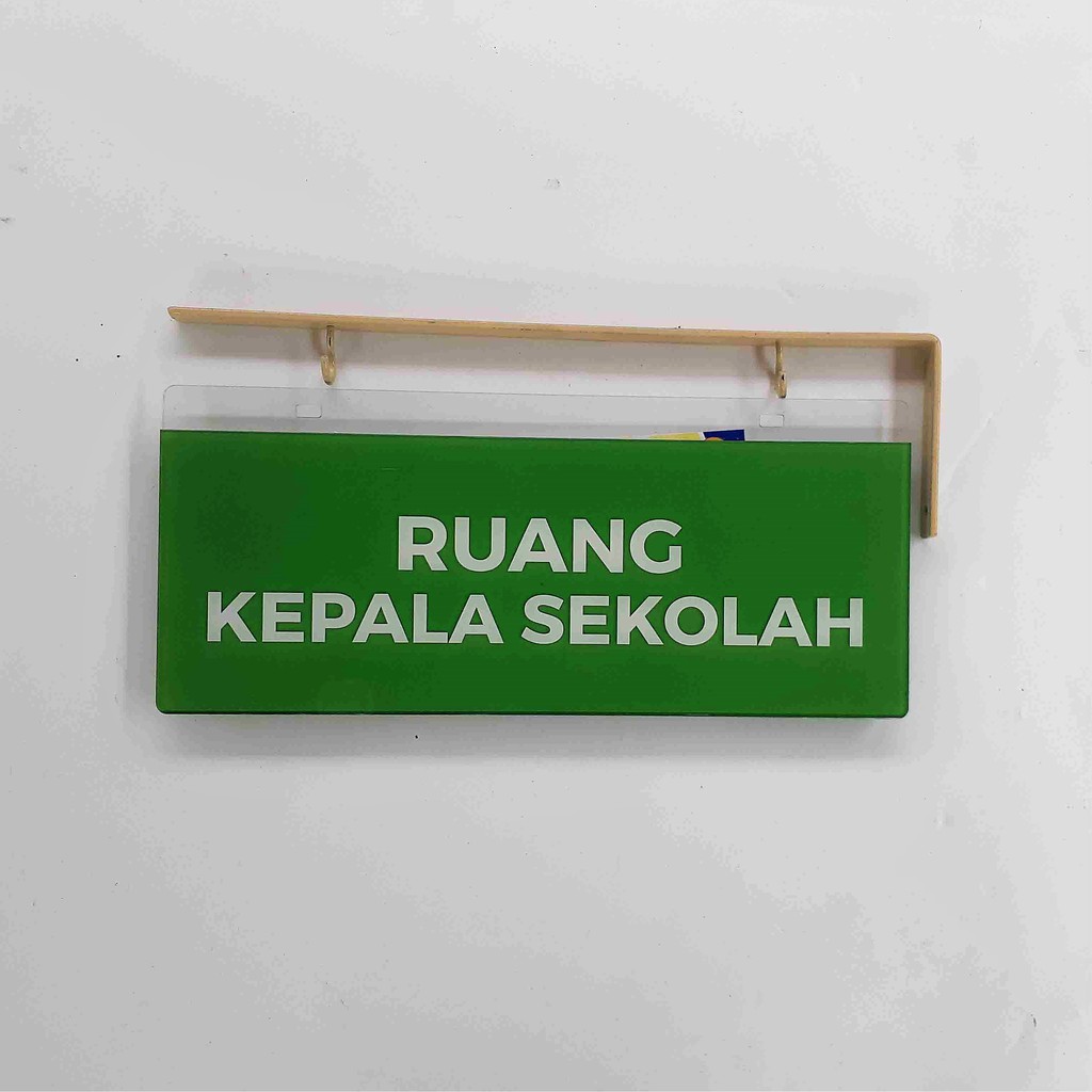 Jual Papan Nama Ruang Akrilik Ruang Kepala Sekolah Papan Nama