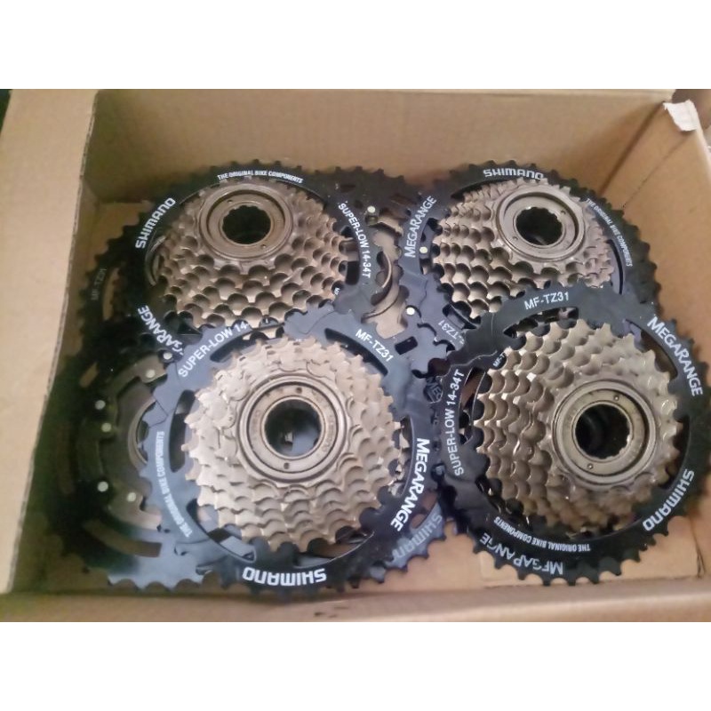 Jual Freewheel Shimano 7 Speed Freewhel Pacific Drat Sprocket Megarange