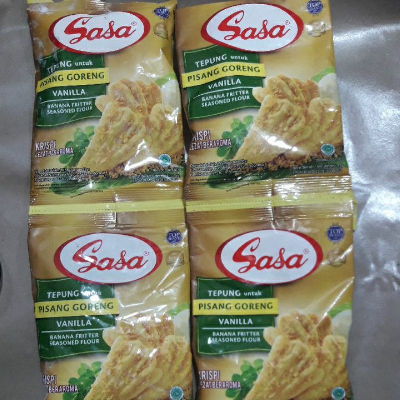 Jual Tepung Pisang Goreng Vanilla Sasa Sachet 75g 3000 Shopee Indonesia