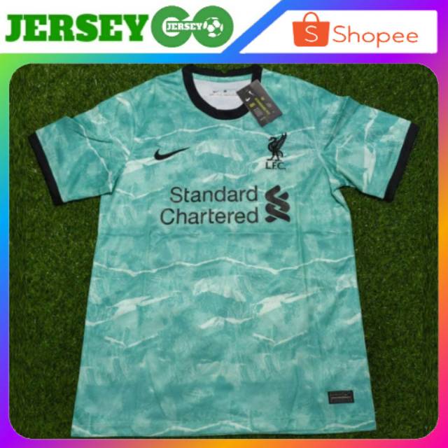 Jual JERSEY GO BAJU BOLA LIVER POOL AWAY 2020 2021 GRADE ORI THAILAND