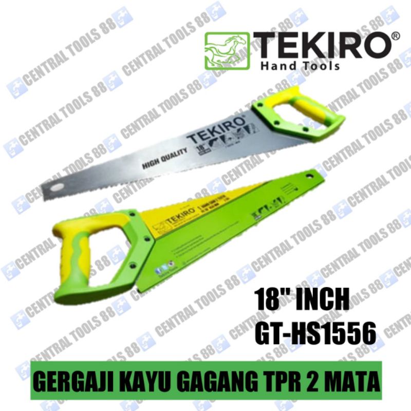 Jual TRKIRO GT HS1556 GERGAJI KAYU 18 INCH GAGANG TPR 2 MATA GERAJI