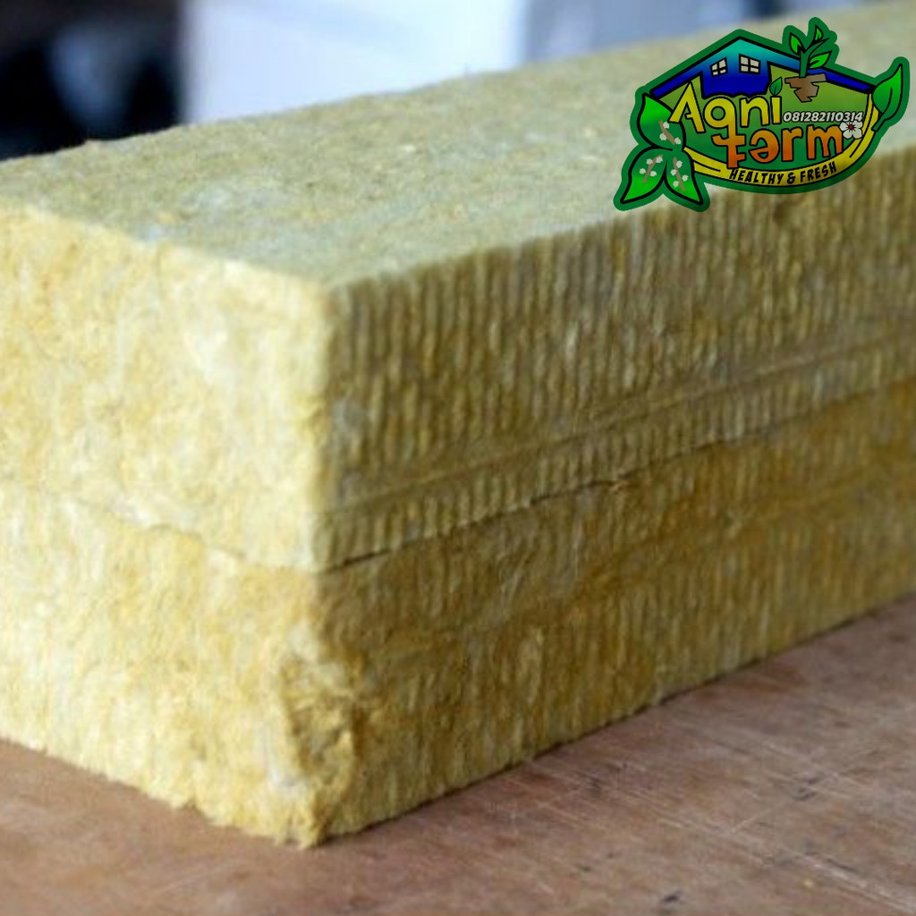 Jual Rockwool Hidroponik Cultilene Slab Media Tanam Hidroponik