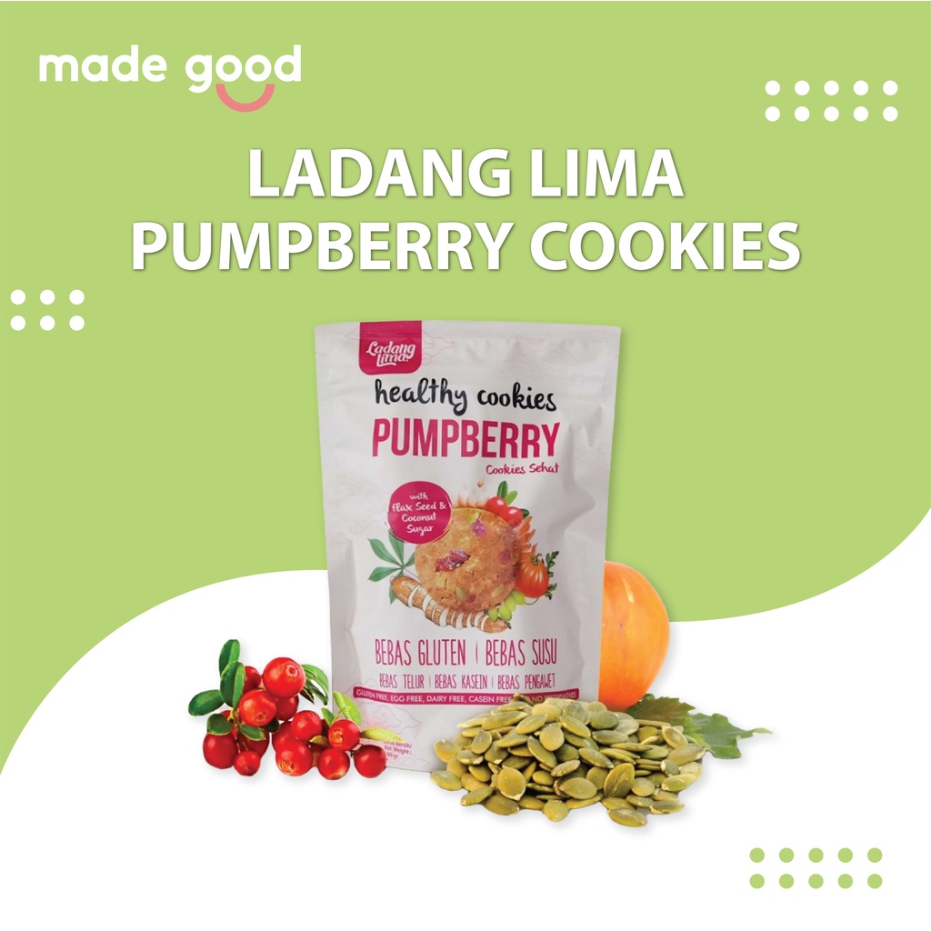 Jual Ladang Lima Pumpberry Healthy Cookies Gr Kue Bebas Gluten