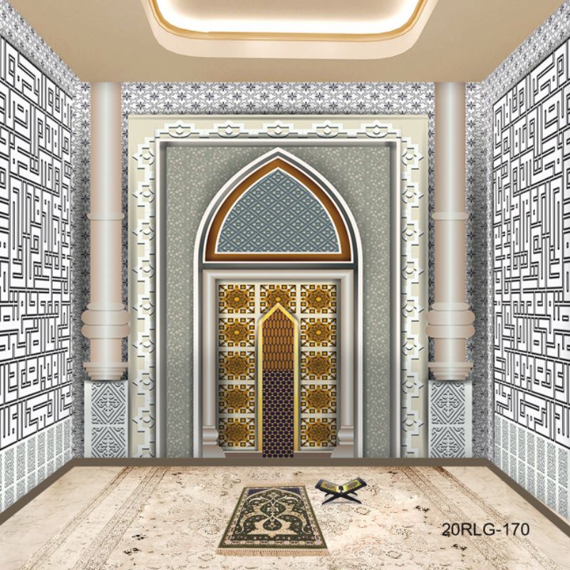 Jual Wallpaper Dinding D Custom Islami Mihrab Masjid Rlg