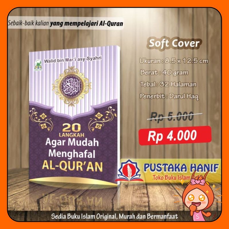 Jual Buku Saku 20 Langkah Agar Mudah Menghafal Al Quran Shopee Indonesia