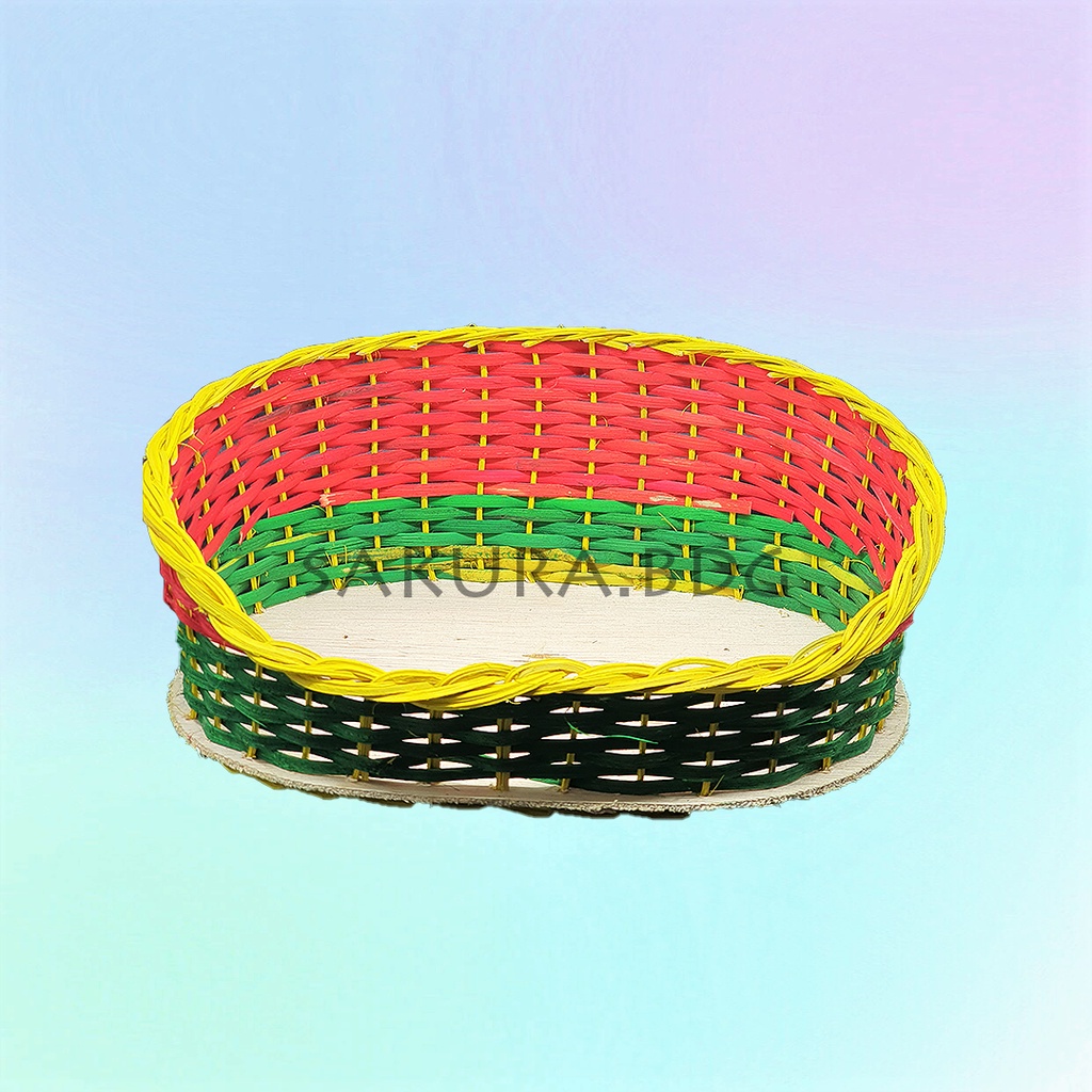 Jual K M Keranjang Rotan Murah Oval Sandar M X X Cm Hampers