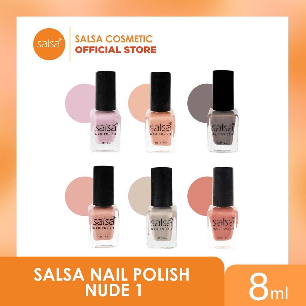 Jual SALSA Nail Polish Nude 1 Kutek Tahan Lama Cat Kuku Ecer Shopee