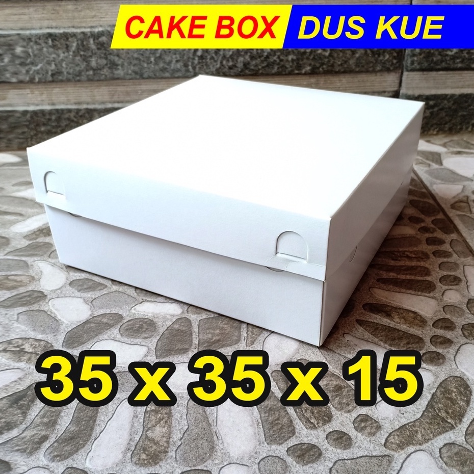 Jual Dus 35x35x15 35x35 Dus Kue Ulang Tahun Box Roti Cake Box Dus Bolu