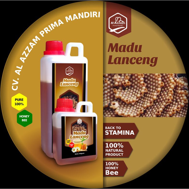 Jual Raw Honey Madu Klanceng Lanceng Trigona Asli Murni Al Azzam 350 Gr