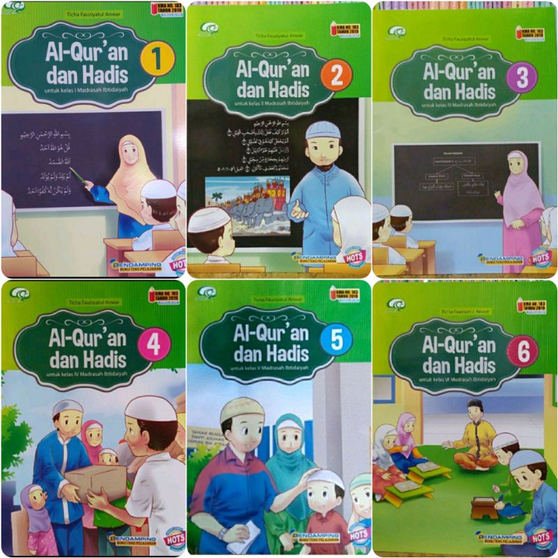 Jual Al Quran Hadis MI Kelas 1 2 3 4 5 6 Kurikulum 2013 Revisi Aqila