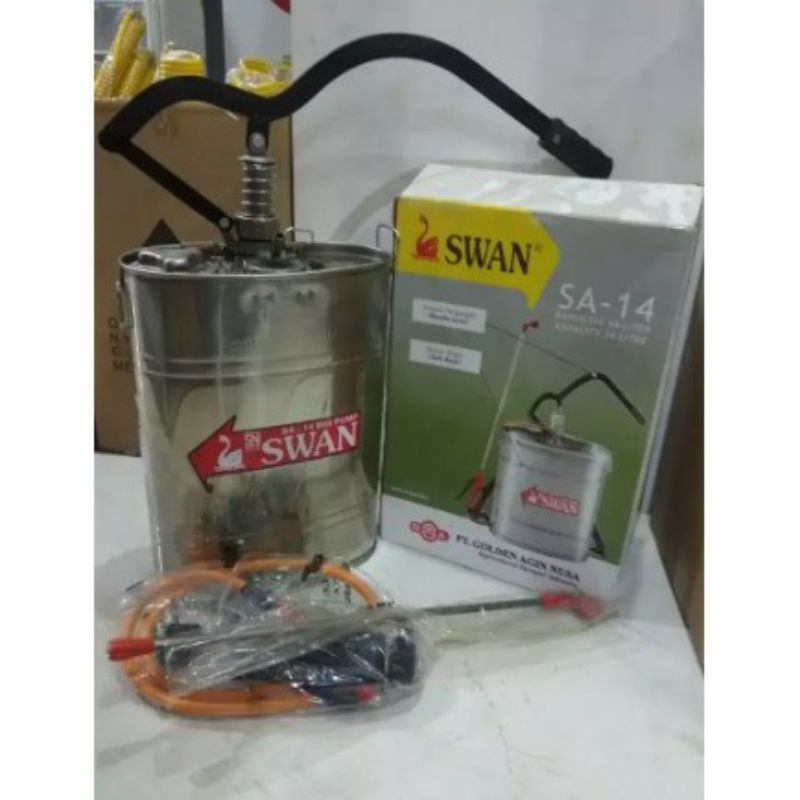 Jual SWAN 14 Liter Stainles Semprot Desinfektan Manual SA Sprayer