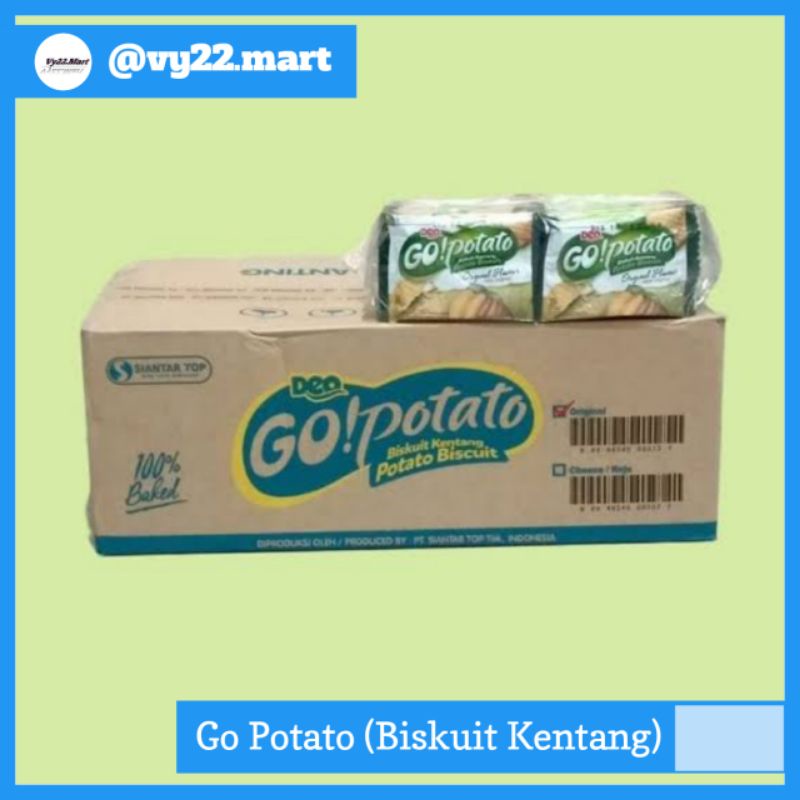 Jual Go Potato Biskuit Kentang Potato Biscuit Original Flavour Rcg