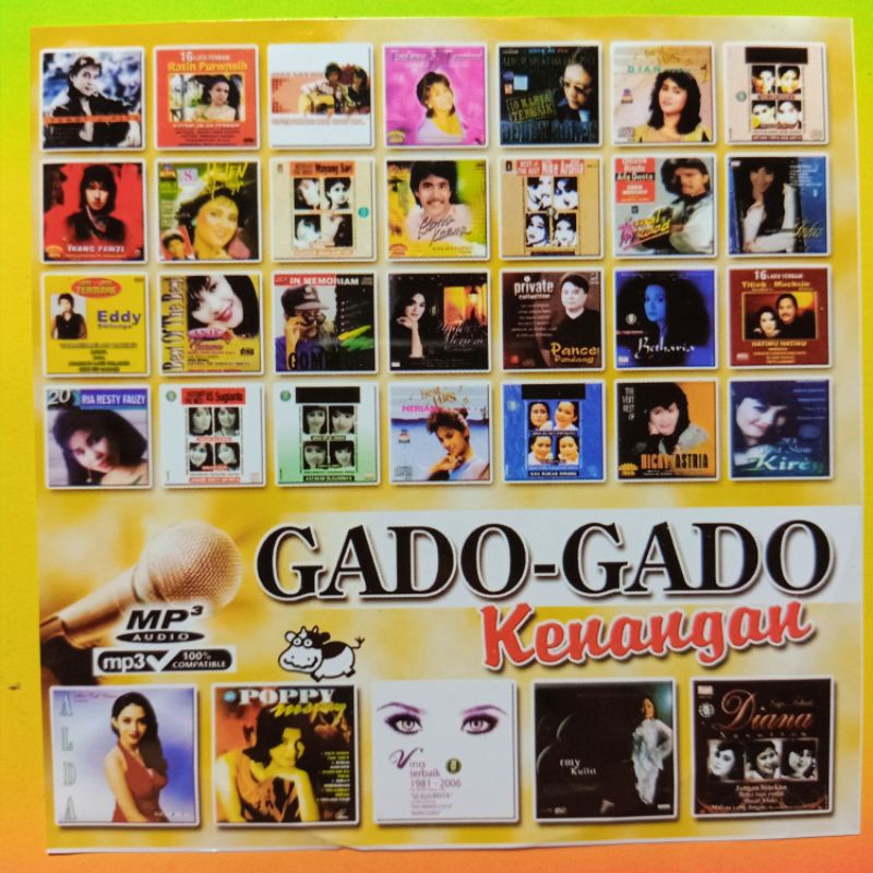 Jual Kaset Musik Audio Mp Lagu Pop Nostalgia Gado Gado Kenangan Album