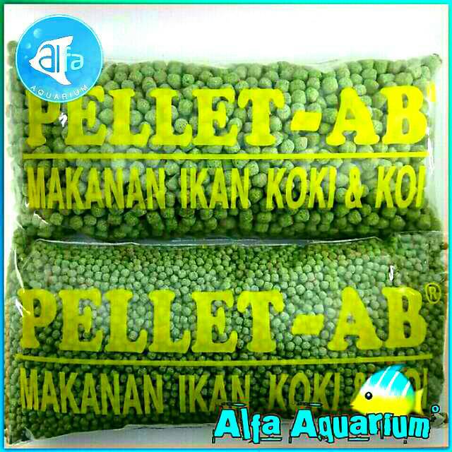 Jual PELLET AB Pakan Ikan Lele Maskoki Patin Koi Gabus Tawes Gurame