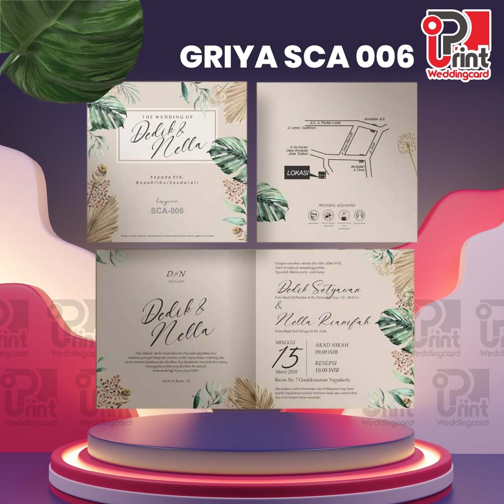 Jual Griya Blangko Sca Blangko Undangan Undangan Murah Kertas