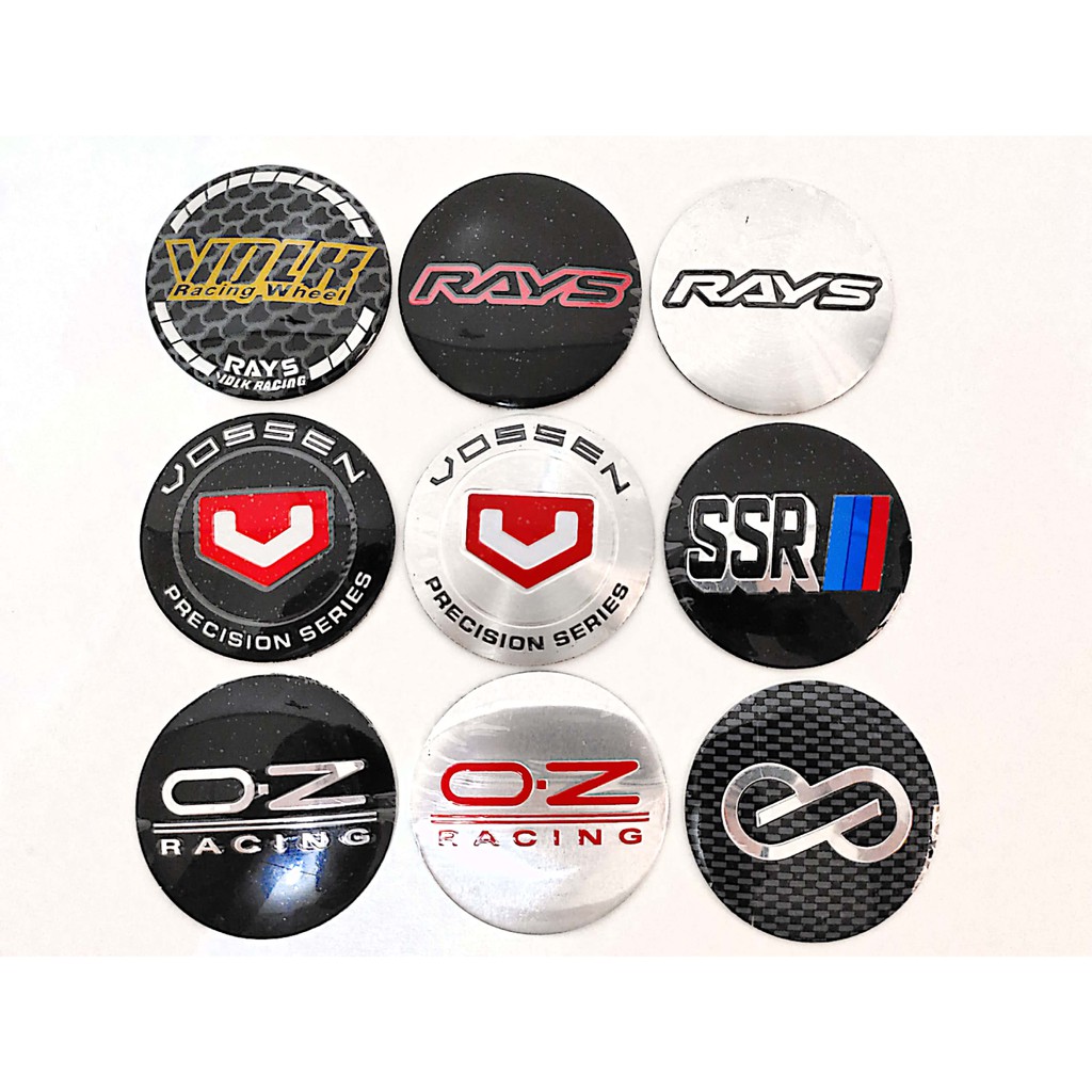 Jual Emblem Velg Dop Roda Tempel Volk Rays Vossen SSR OZ Racing Enkei