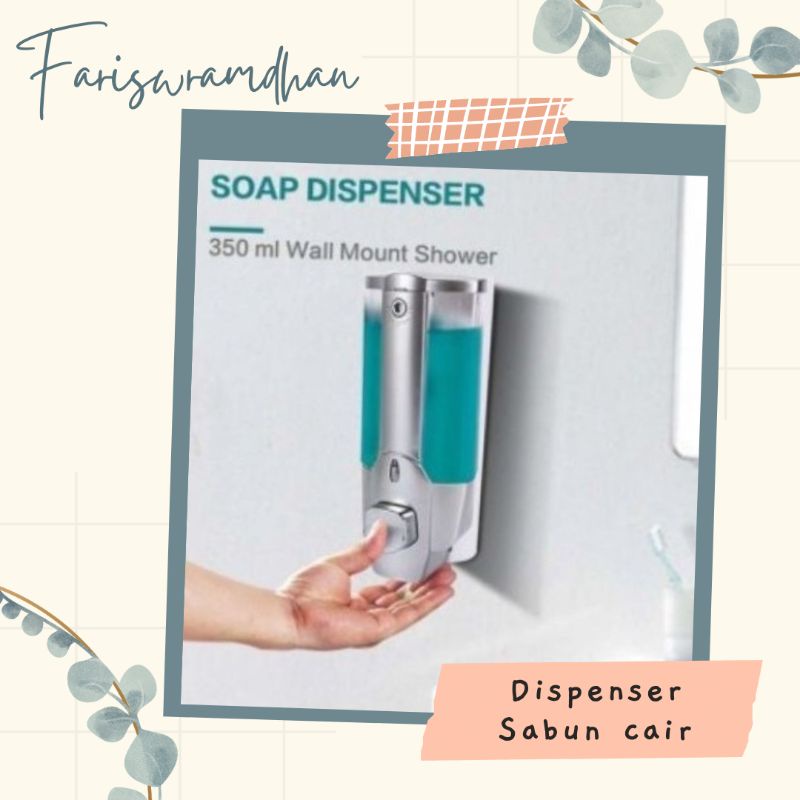 Jual A453 Dispenser Sabun Mandi Cair Multifungsi Tempat Shampoo