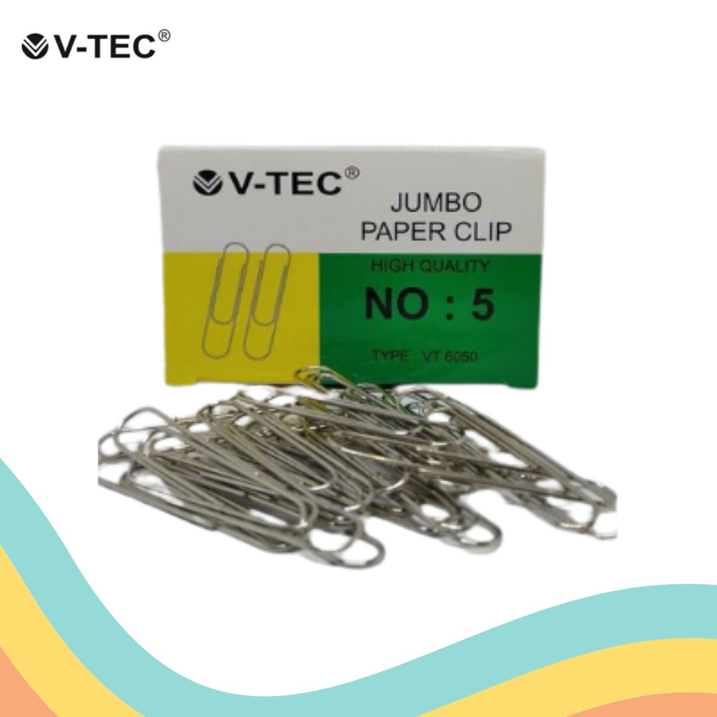 Jual PAPER CLIP V TEC VT 6050 NO 5 1 PCS Shopee Indonesia