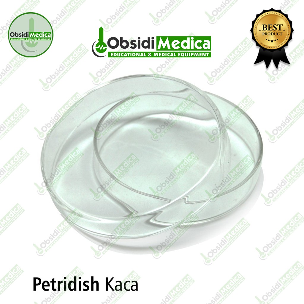 Jual Cawan Petri Dish Kaca Ukuran X Mm Borosilicate Glass