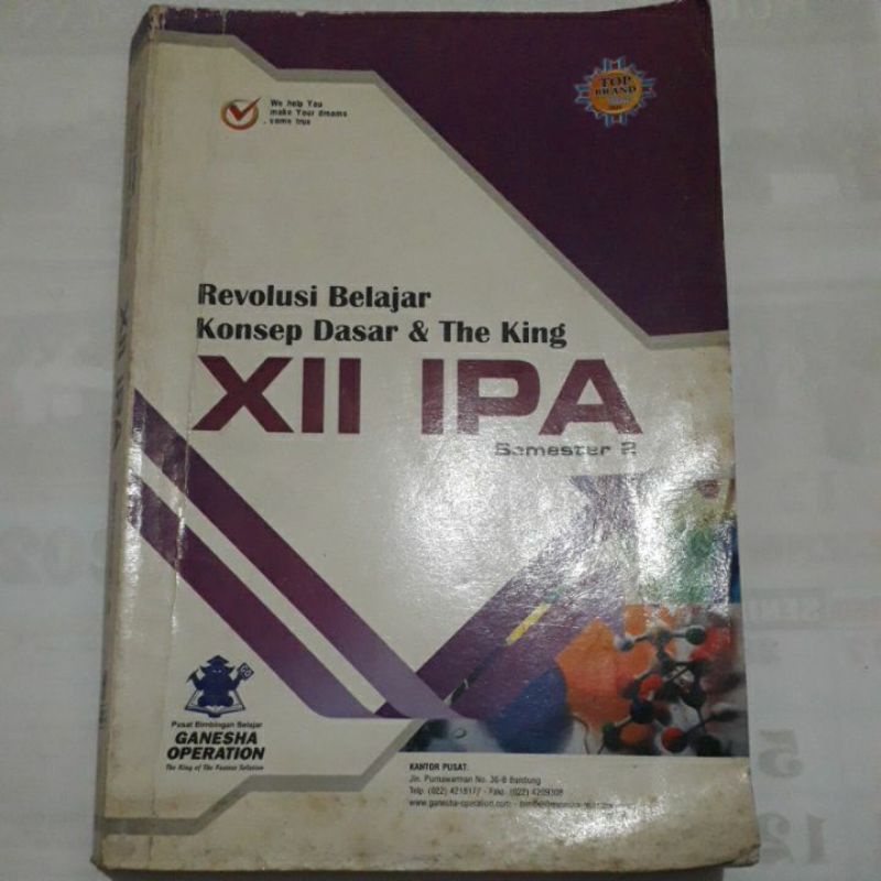 Jual Revolusi Belajar Konsep Dasar The King XII IPA Shopee Indonesia