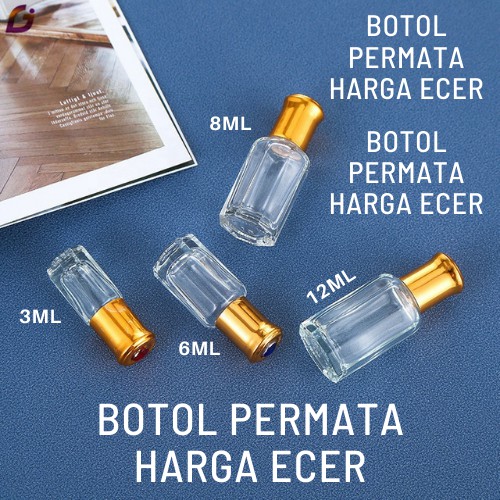 Jual Botol Parfum Roll On Tola Permata Botol Permata Ml Botol