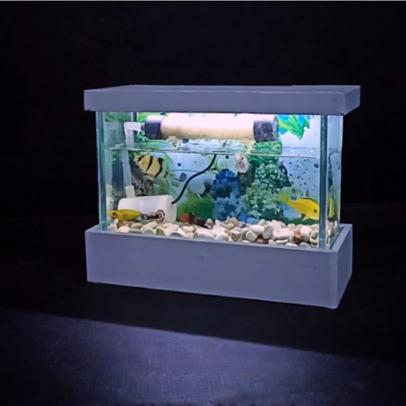 Jual Aquarium Aoi Sora No Niji Fullset Lampu Led Batu Aquarium Pasir