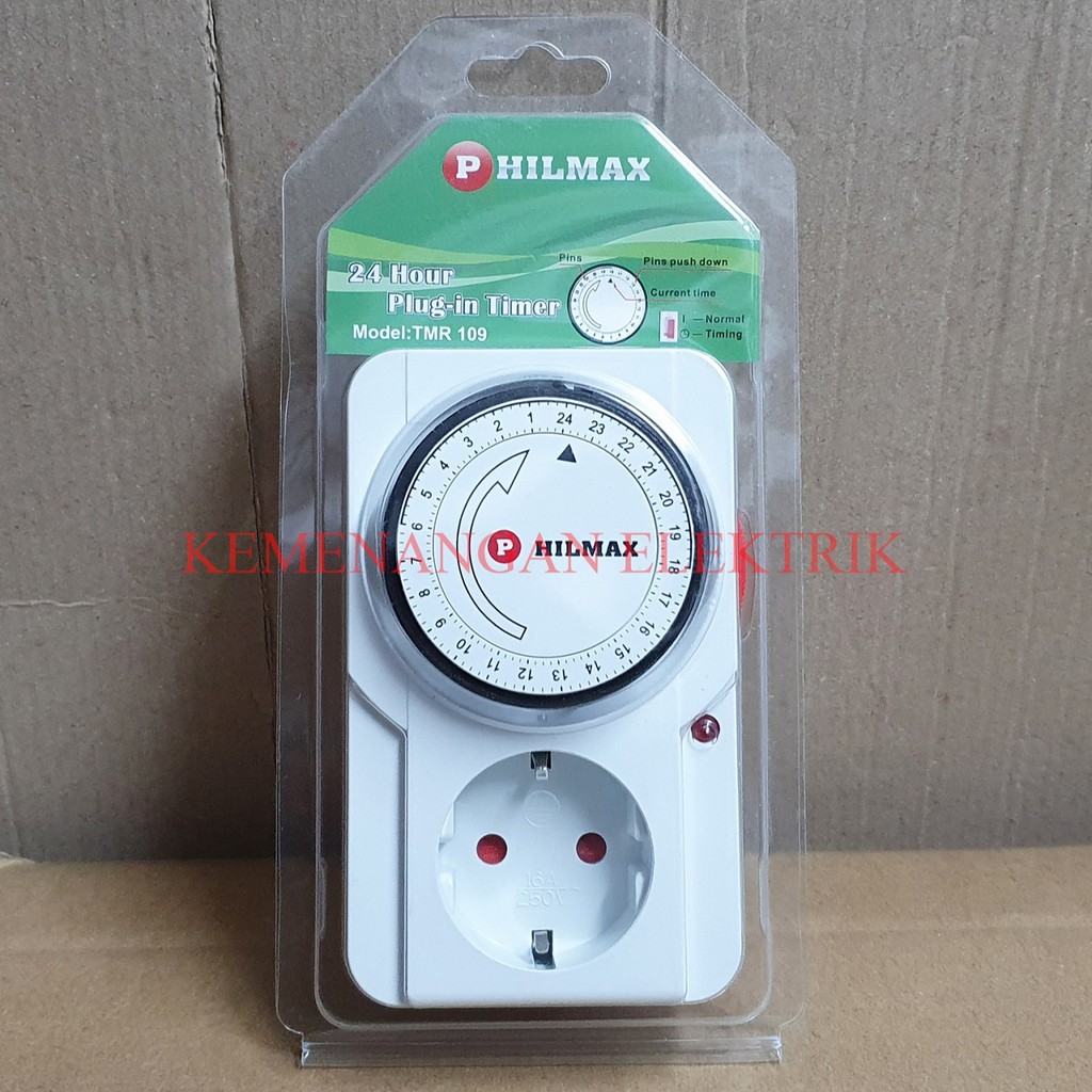 Jual Philmax Stop Kontak Timer Jam Analog Alat Pengatur Waktu