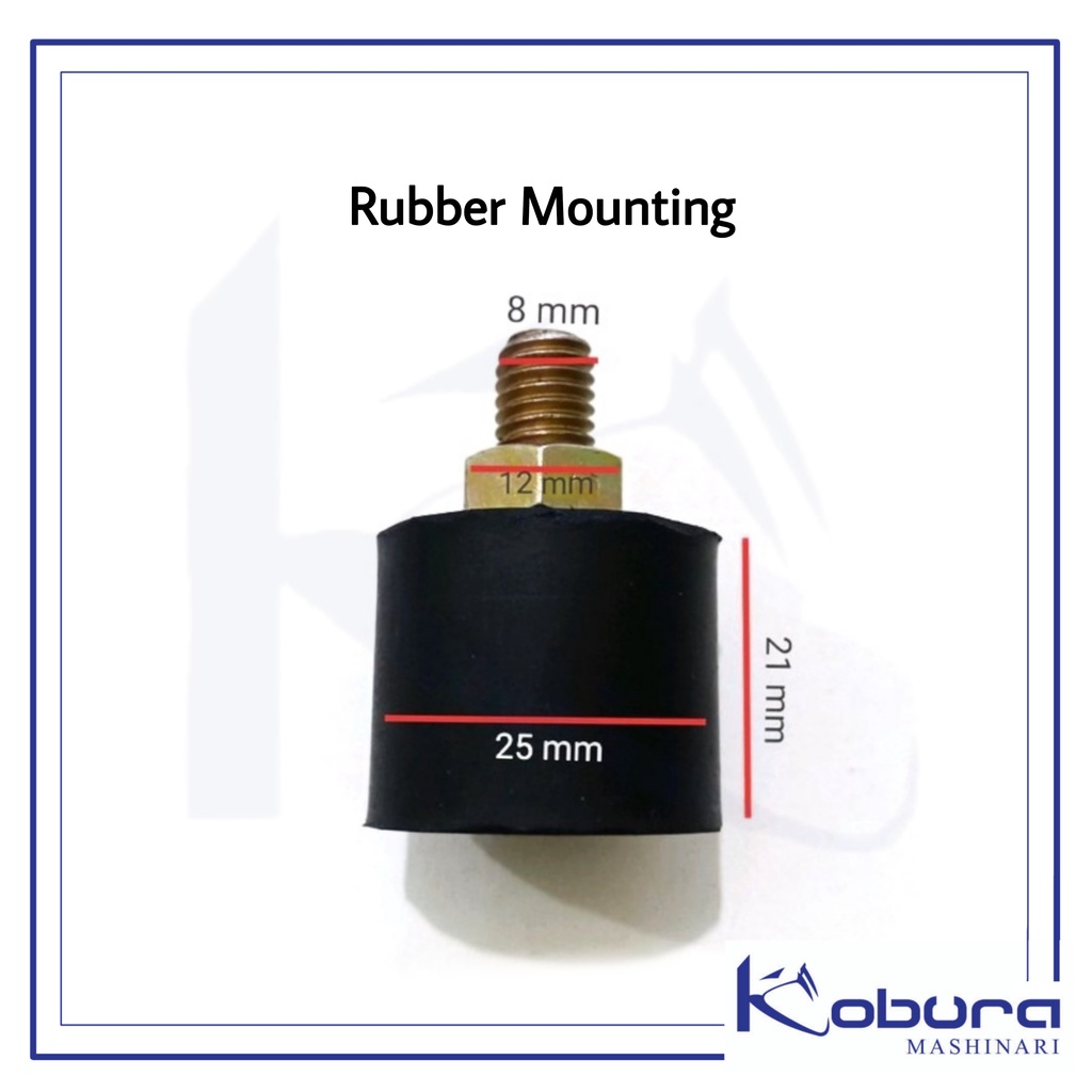 Jual Rubber Mounting Karet Mounting Multifungsi Serbaguna Tahan Getaran