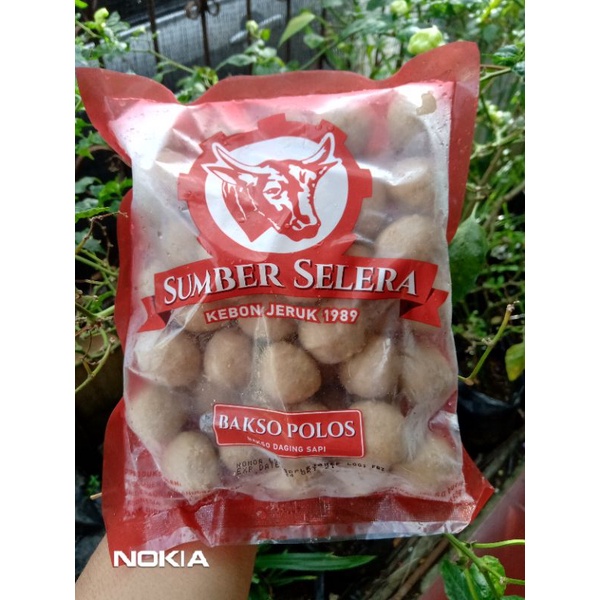 Jual Sumber Selera Bakso Sapi Polos Isi 50pcs Kemasan 750gram