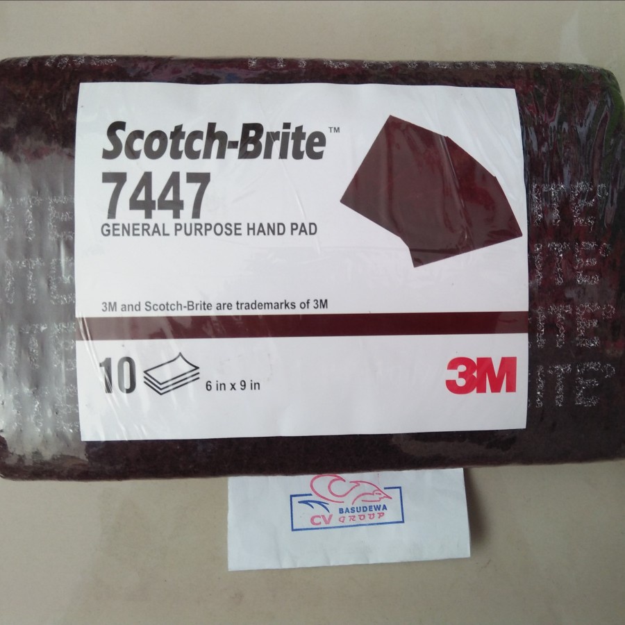 Jual SCOTCH BRITE AMPLAS GENERAL PURPOSE HAND PAD 3M 7447 Shopee