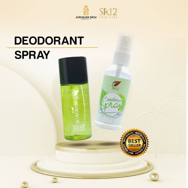 Jual AMPUH DEODORANT SPRAY SR12 Penghilang Bau Badan Pemutih Ketiak