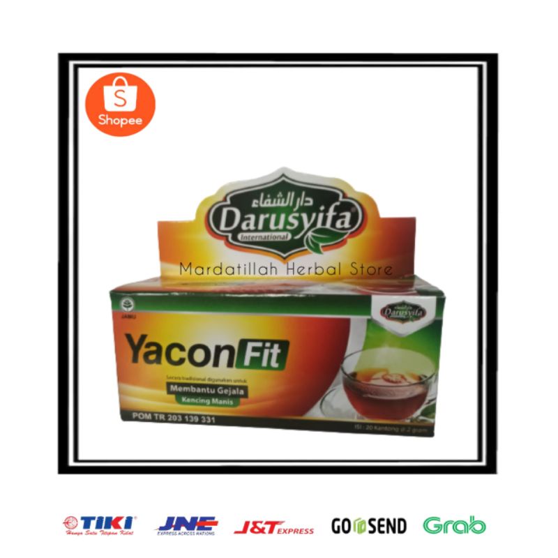 Jual Teh Celup Yacon Fit Darusyifa Teh Daun Insulin Teh Diabetes