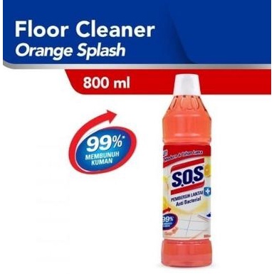 Jual SOS Floor Cleaner Pembersih Lantai Botol 800 ML Shopee Indonesia