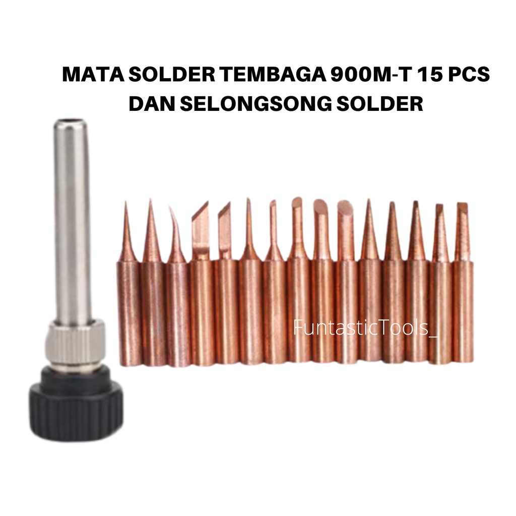 Jual Mata Solder Tembaga 900M T 15 PCS Dan Selongsong 908S Cs31