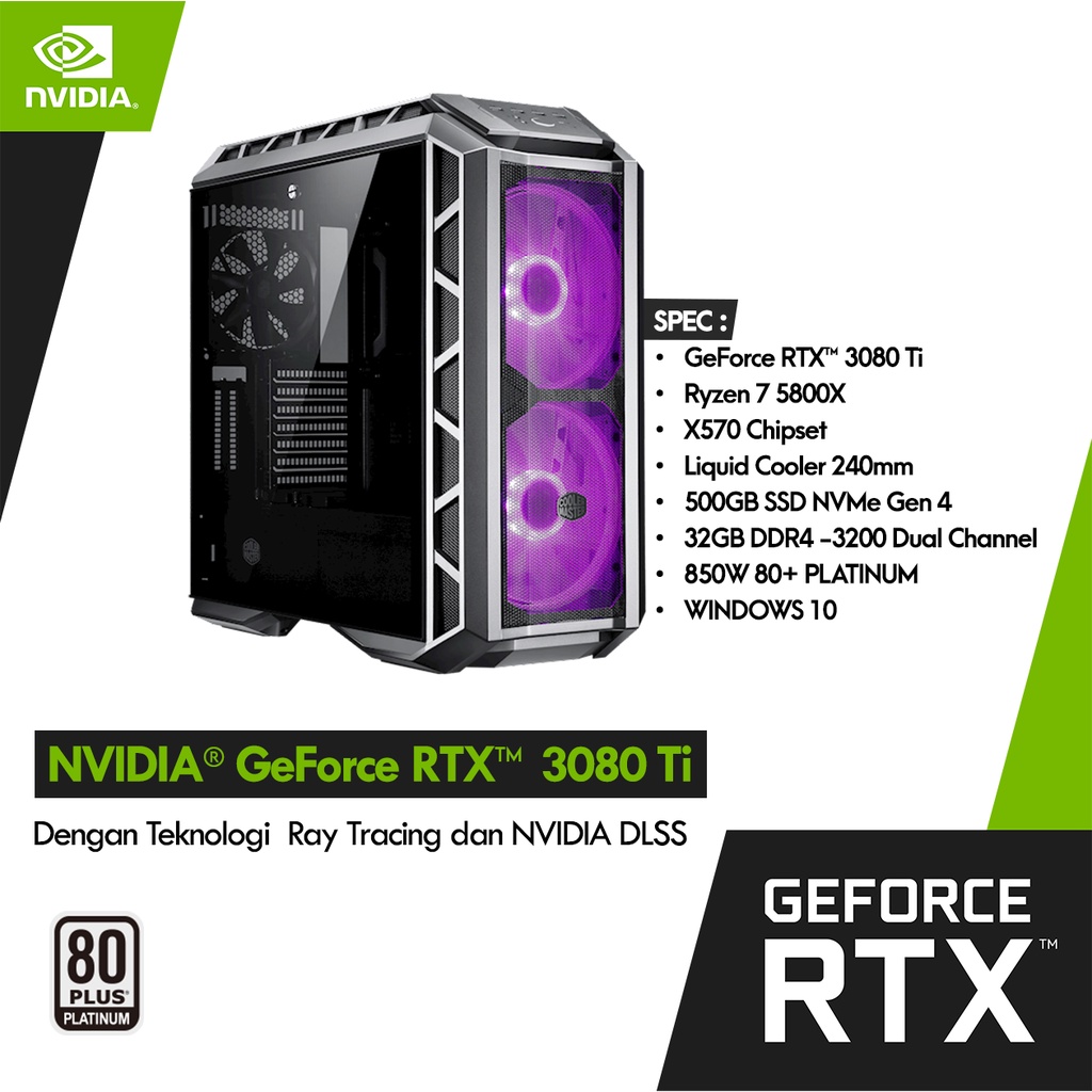 Jual PC Rakitan NVIDIA Elite PRO PC V1 0 GeForce RTX 3080 Ti