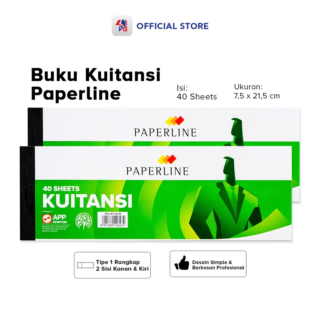 Jual Buku Kwitansi Kwitansi Custom Kwitansi Paperline PPL KT 40 M