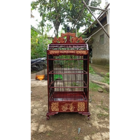 Jual Sangkar Ukir Kandang Ukir Untuk Burung Ciblek Kenari Cak Ijo