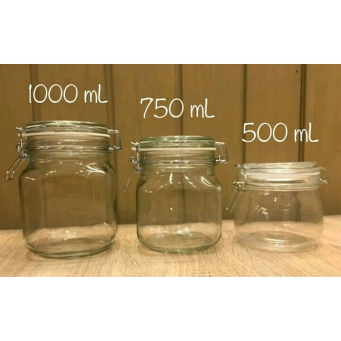 Jual Hermetico Toples Vacuum Jar Kedap Udara Ml Shopee Indonesia