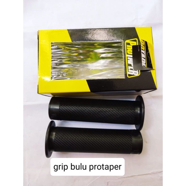 Jual Grip Protaper Bulu Hitam Lembut Set Kiri Kanan Sepasang