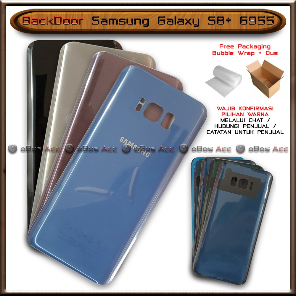 Jual BackDoor Tutup Casing Belakang HP Samsung Galaxy S8 S8 Plus G955