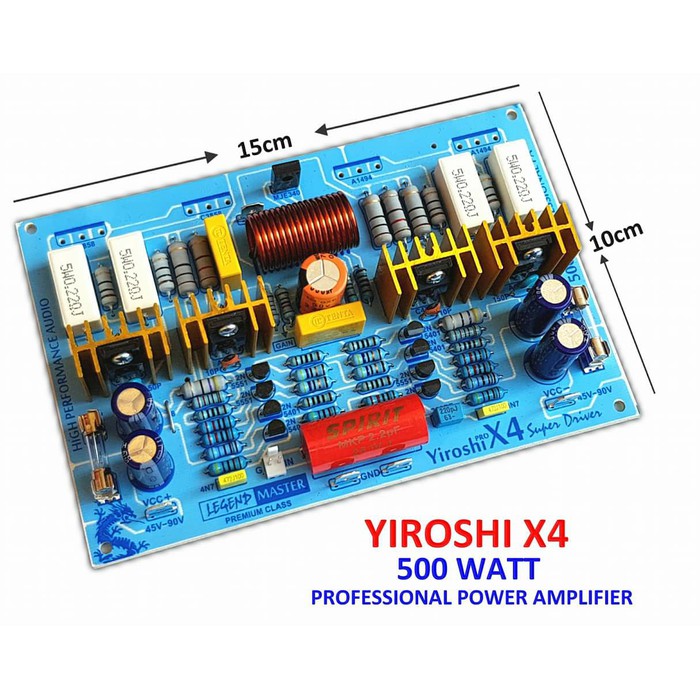 Jual Driver Power Yiroshi X W Mono Tanpa Tr Transistor System X X