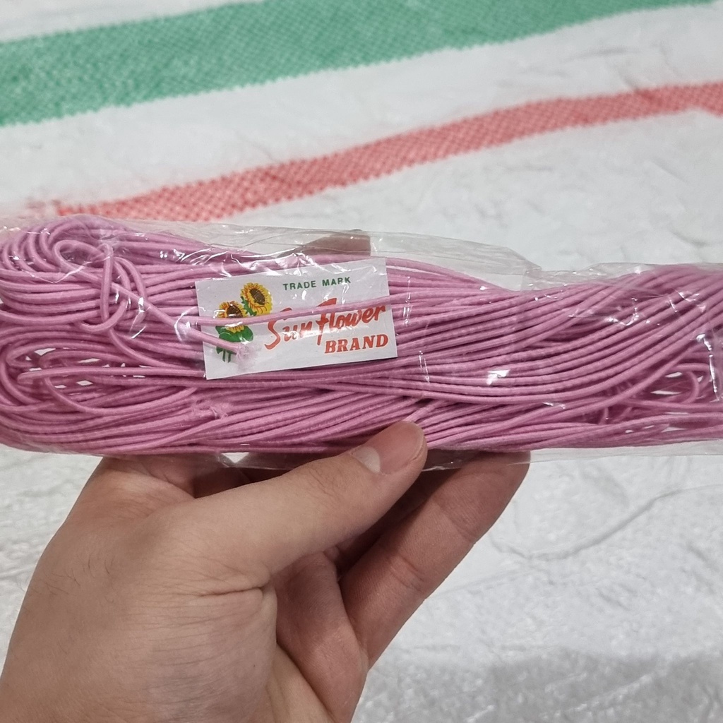 Jual Tali Karet Elastis Mm Meter Tali String Tali Kancing Tali