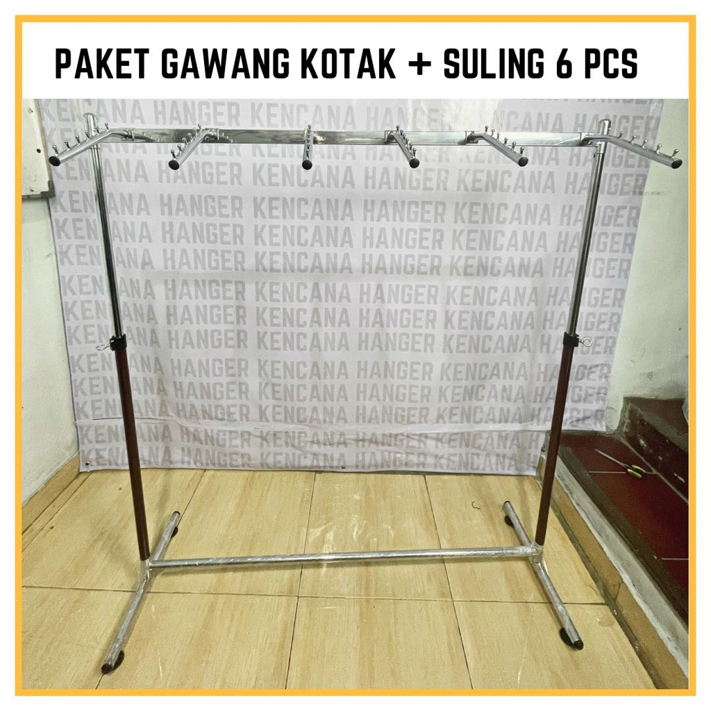 Jual Gawang Gantungan Baju Set 100 Cm 120 Cm 150 Cm 1pcs Gawangan 6