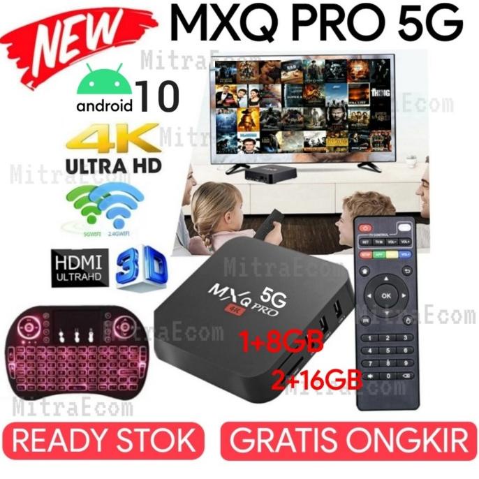 Jual TERMURAH STB Android TV BOX MXQ PRO ULTRA HD 4K ORIGINAL